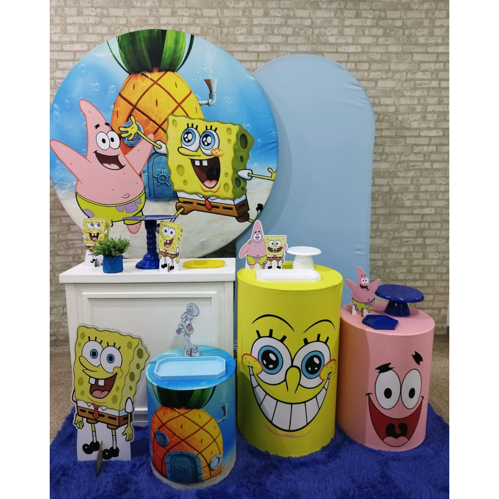 Kit Bob Esponja - Pegue e Monte Tesouro Encantando