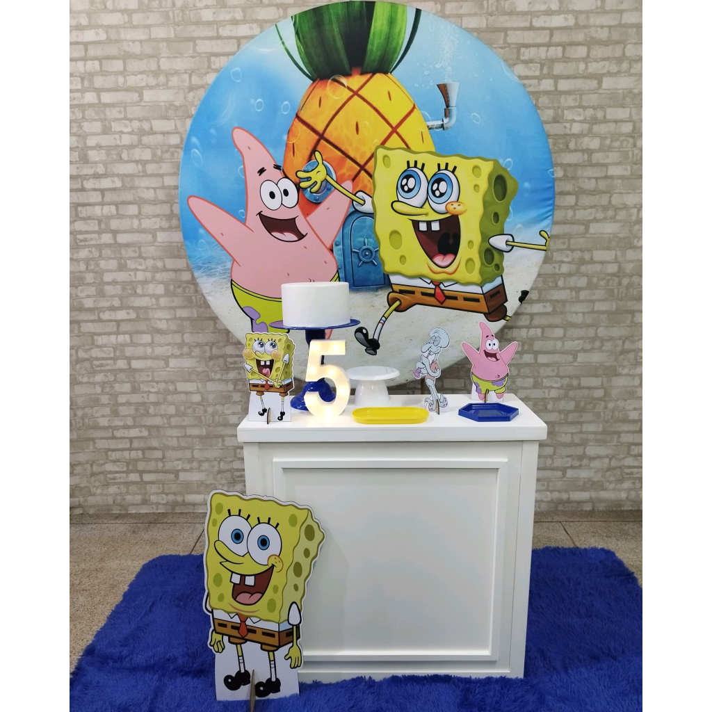 Kit Bob Esponja - Pegue e Monte Tesouro Encantando