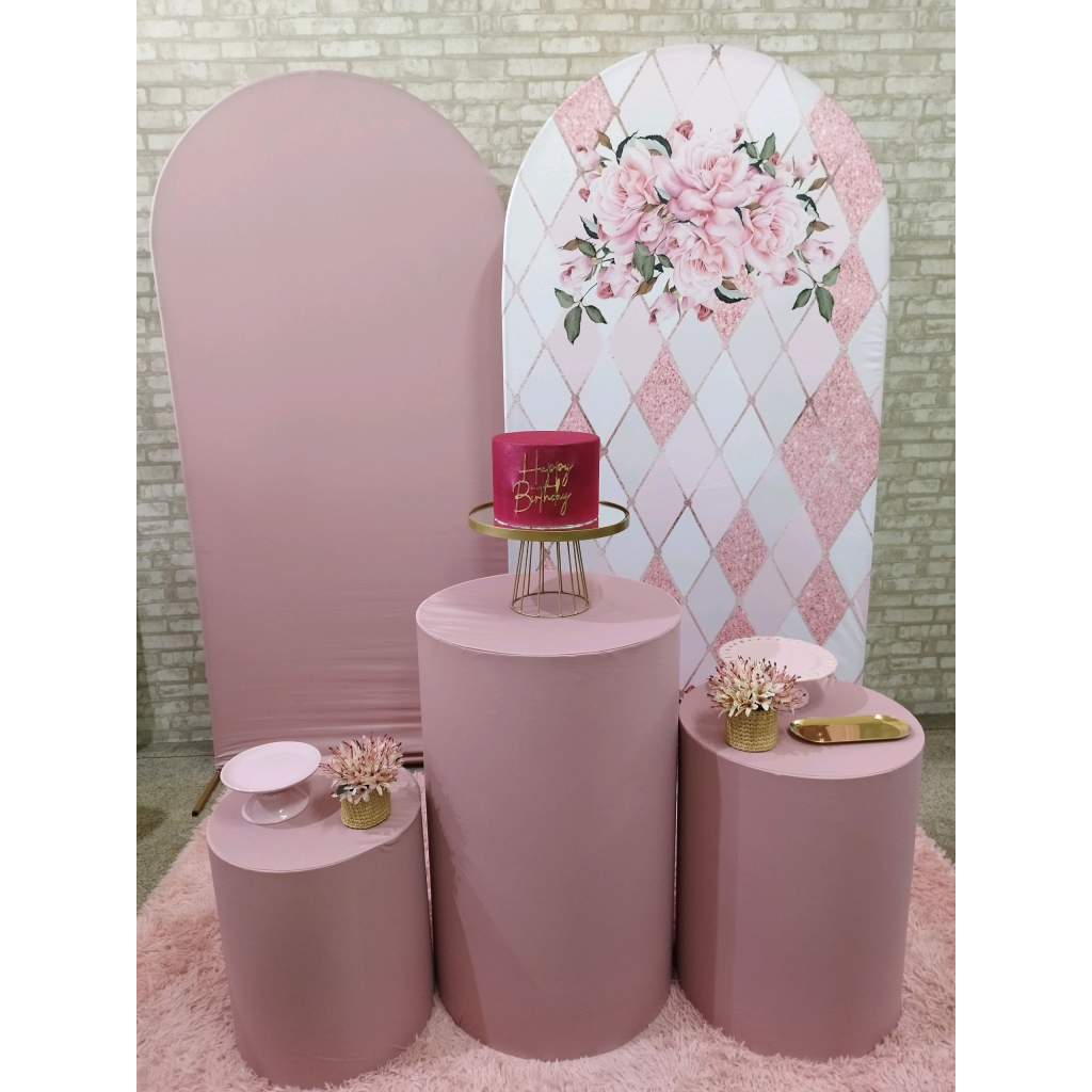Kit Floral Rosa E Rose - Pegue e Monte Tesouro Encantando
