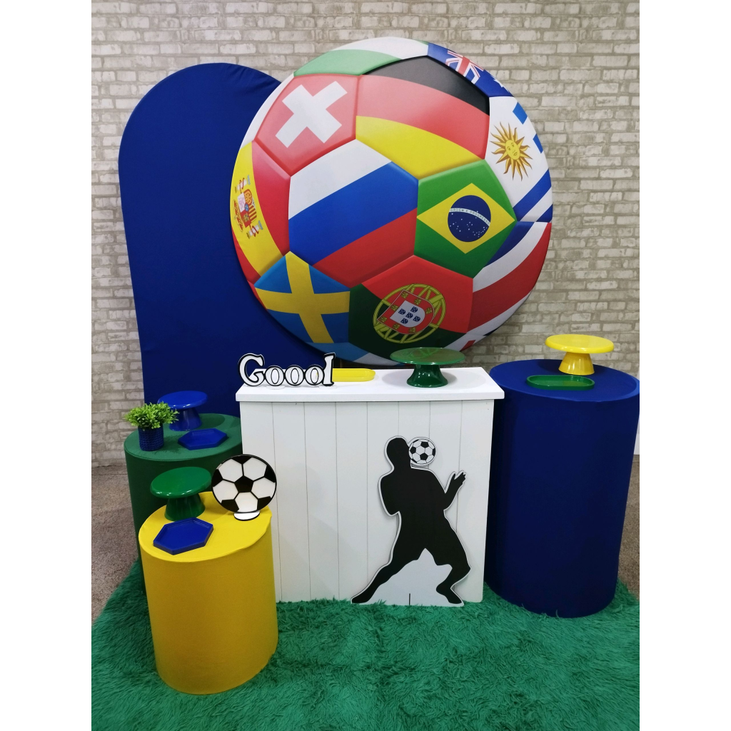 Kit 2 Futebol Brasil Copa - Pegue e Monte Tesouro Encantando