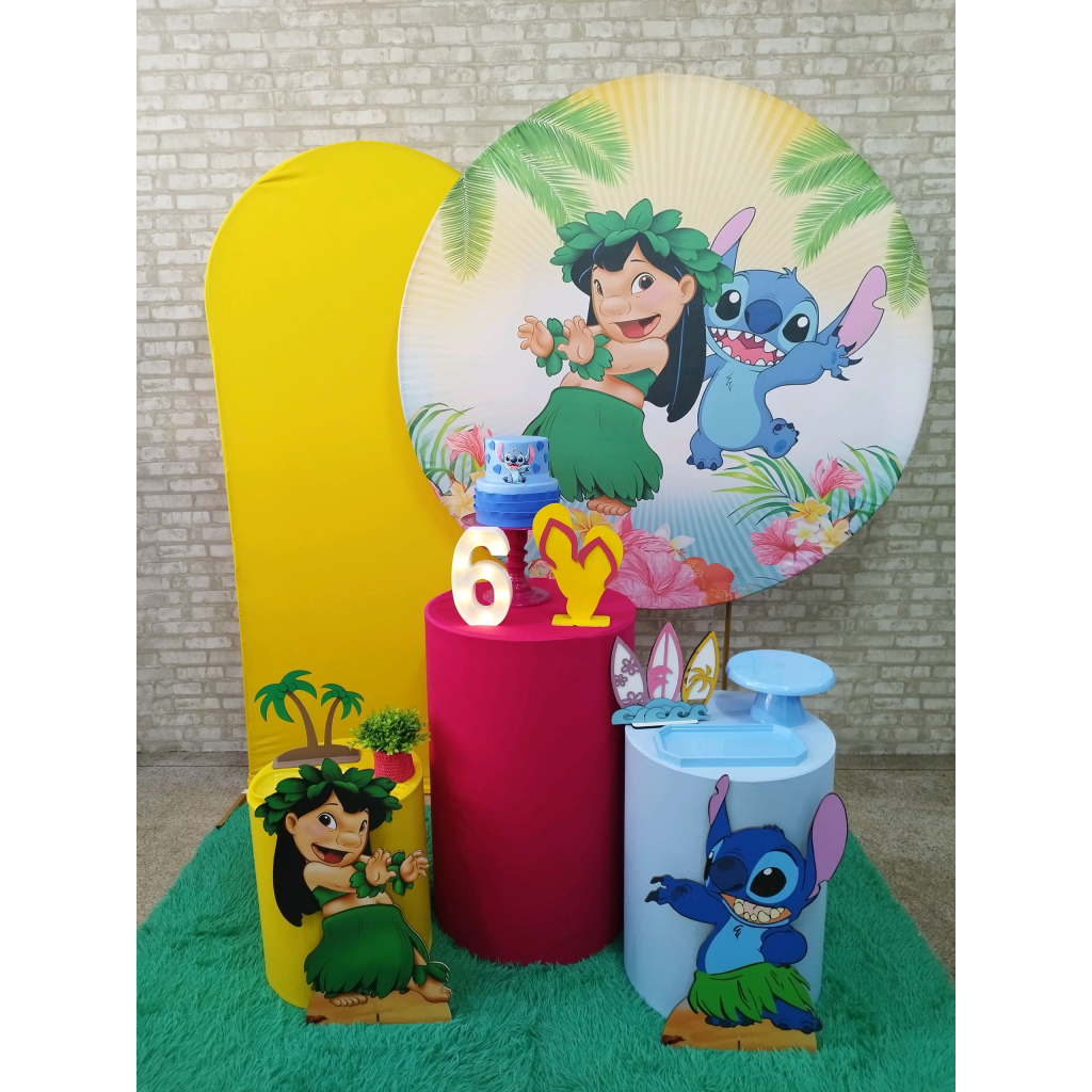 Kit Lilo E Stitch - Pegue e Monte Tesouro Encantando