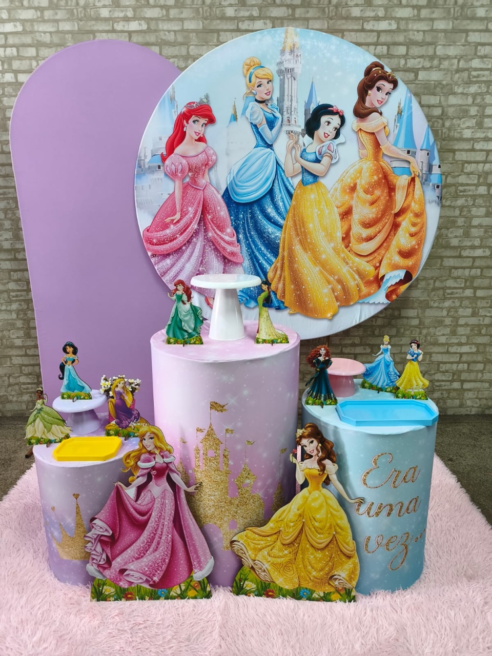 Kit Princesas - Pegue e Monte Tesouro Encantado