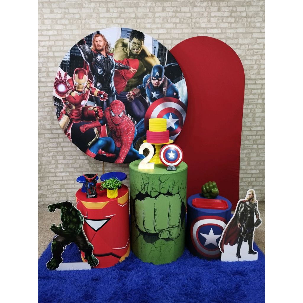 Kit Vingadores Super Herois - Pegue e Monte Tesouro Encantando