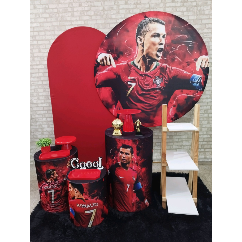 Kit Futebol Cristiano Ronaldo - Pegue e Monte Tesouro Encantando
