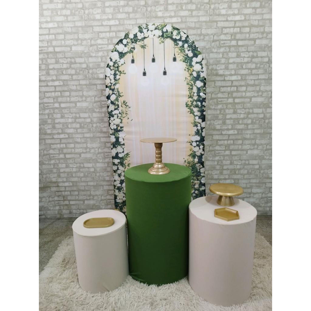 Kit Floral Bege E Verde - Pegue e Monte Tesouro Encantando