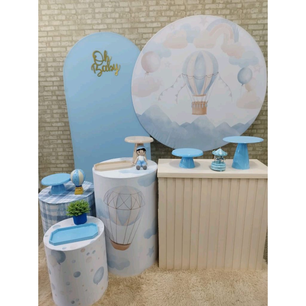 Kit Chá de Bebê Balão - Pegue e Monte Tesouro Encantando