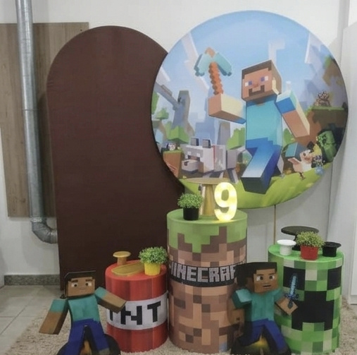 Kit Minecraft - Pegue e Monte Tesouro Encantando