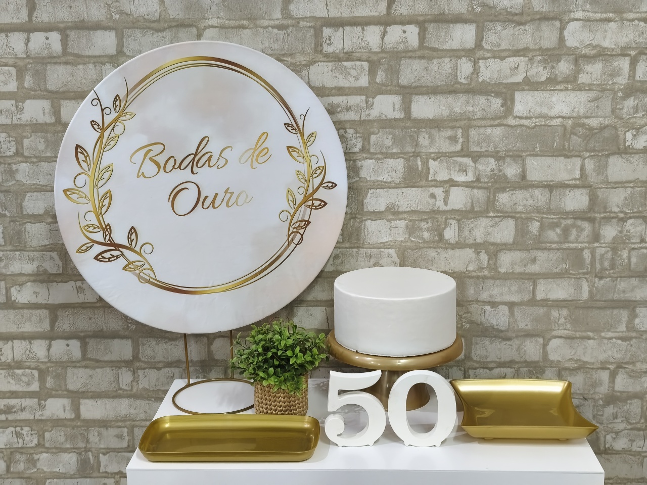 Mini Kit Bodas de Ouro - Pegue e Monte Tesouro Encantado