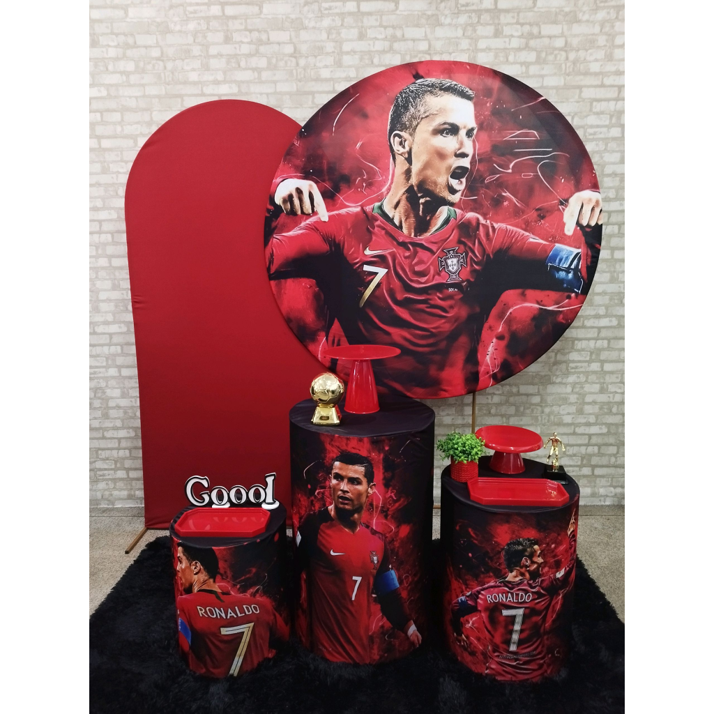 Kit Futebol Cristiano Ronaldo - Pegue e Monte Tesouro Encantando