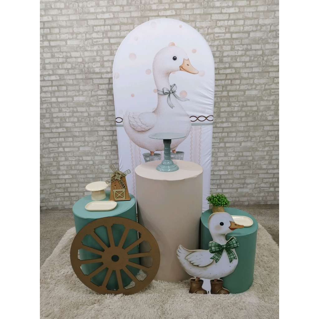 Kit Ganso de Botas Pato Fazendinha - Pegue e Monte Tesouro Encantando