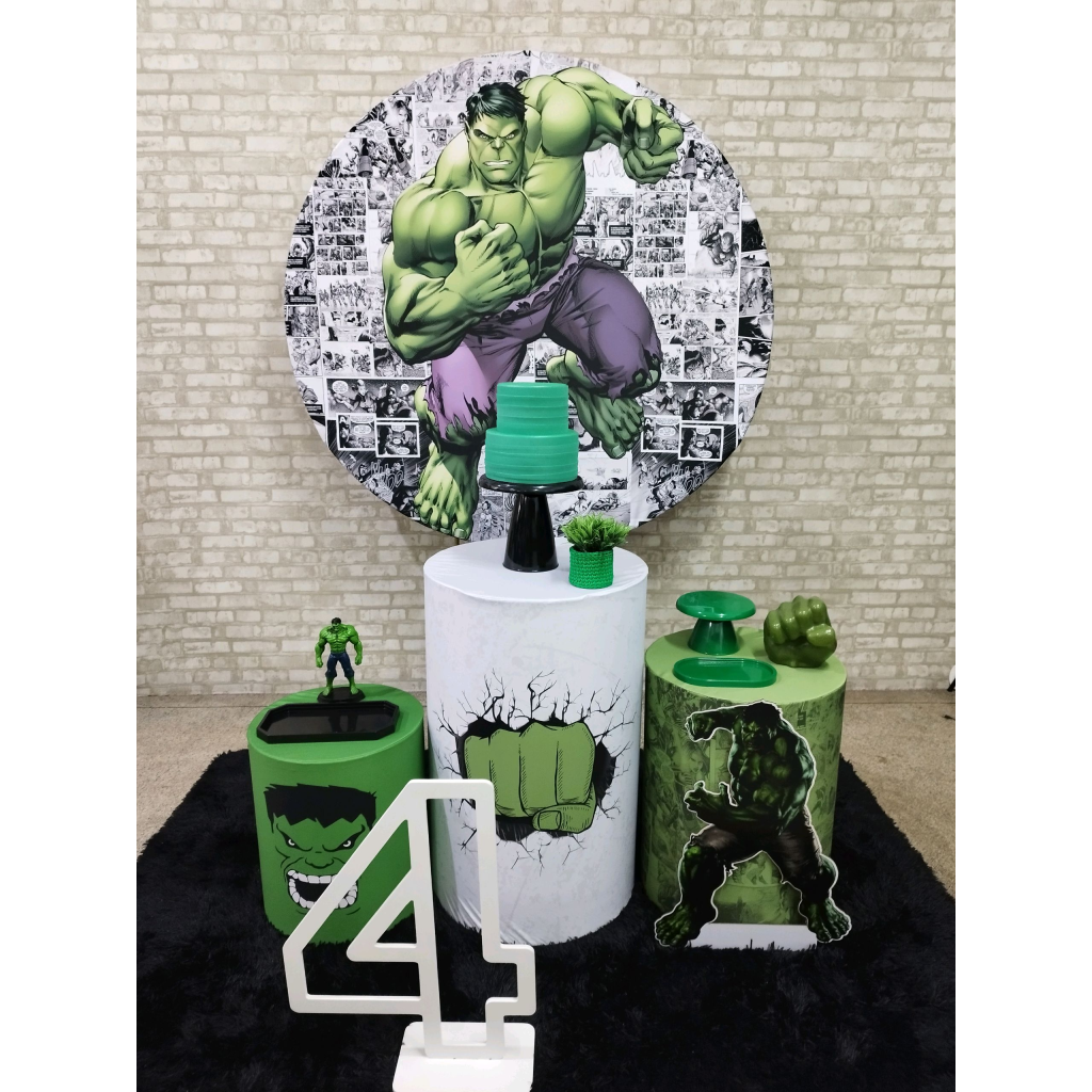 Kit Hulk - Pegue e Monte Tesouro Encantando