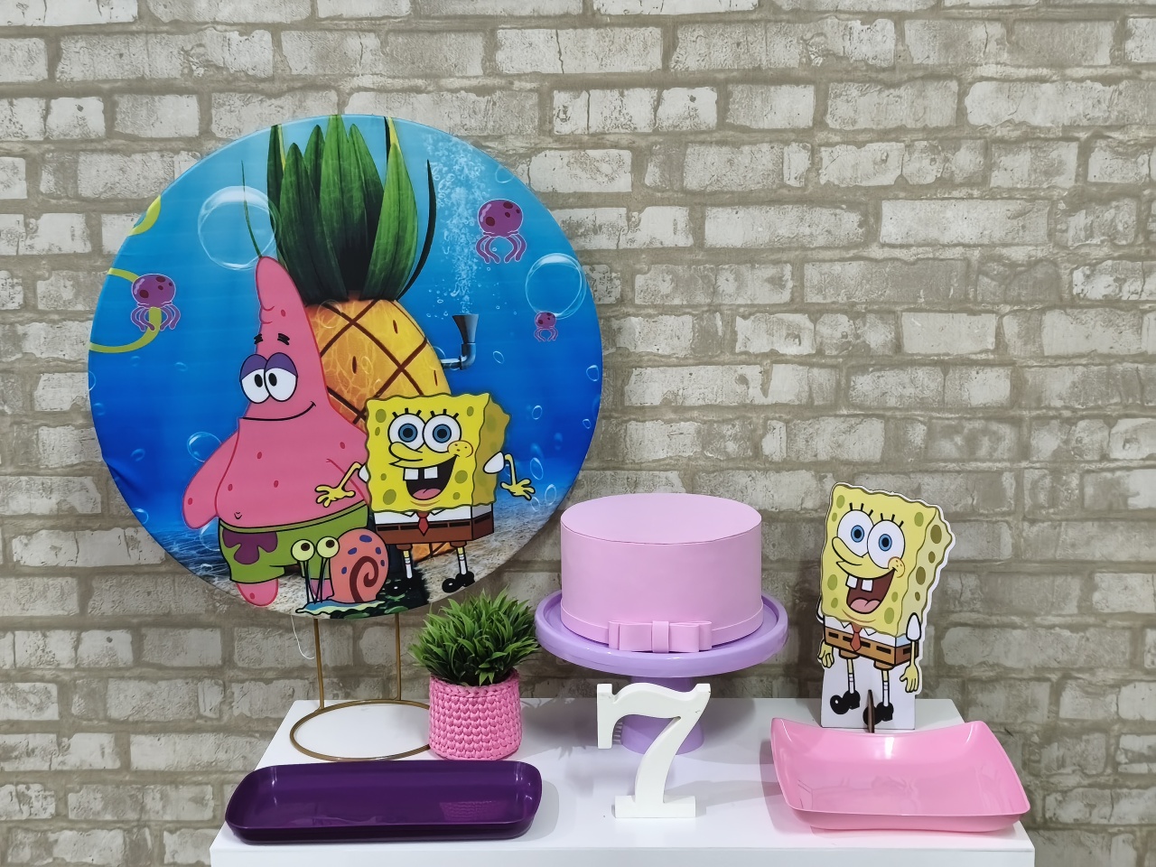 Mini Kit Bob Esponja - Pegue e Monte Tesouro Encantado
