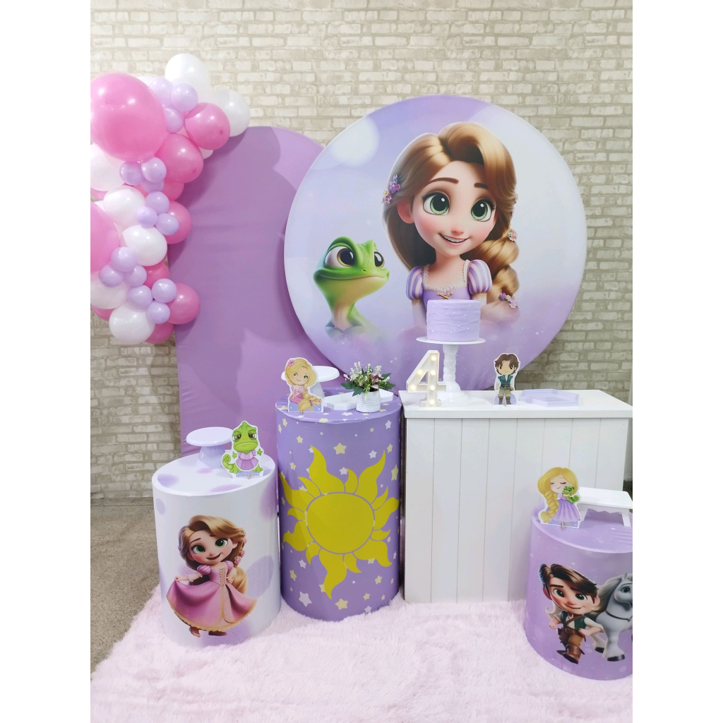 Kit Rapunzel - Pegue e Monte Tesouro Encantando