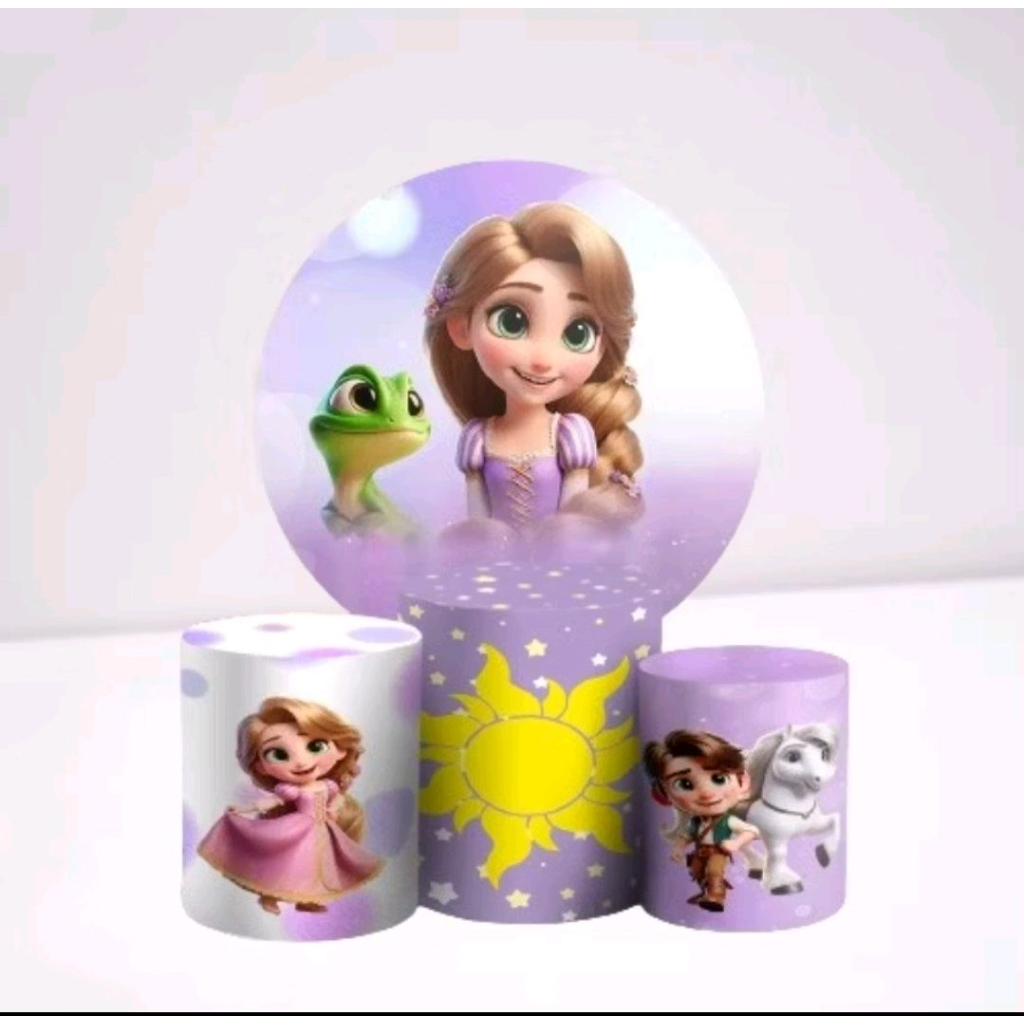 Kit Rapunzel - Pegue e Monte Tesouro Encantando