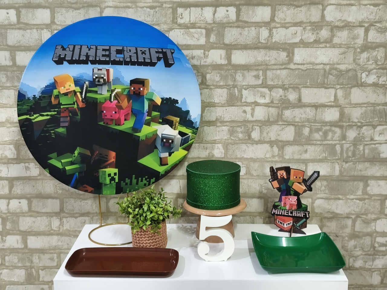 Mini Kit Minecraft - Pegue e Monte Tesouro Encantado