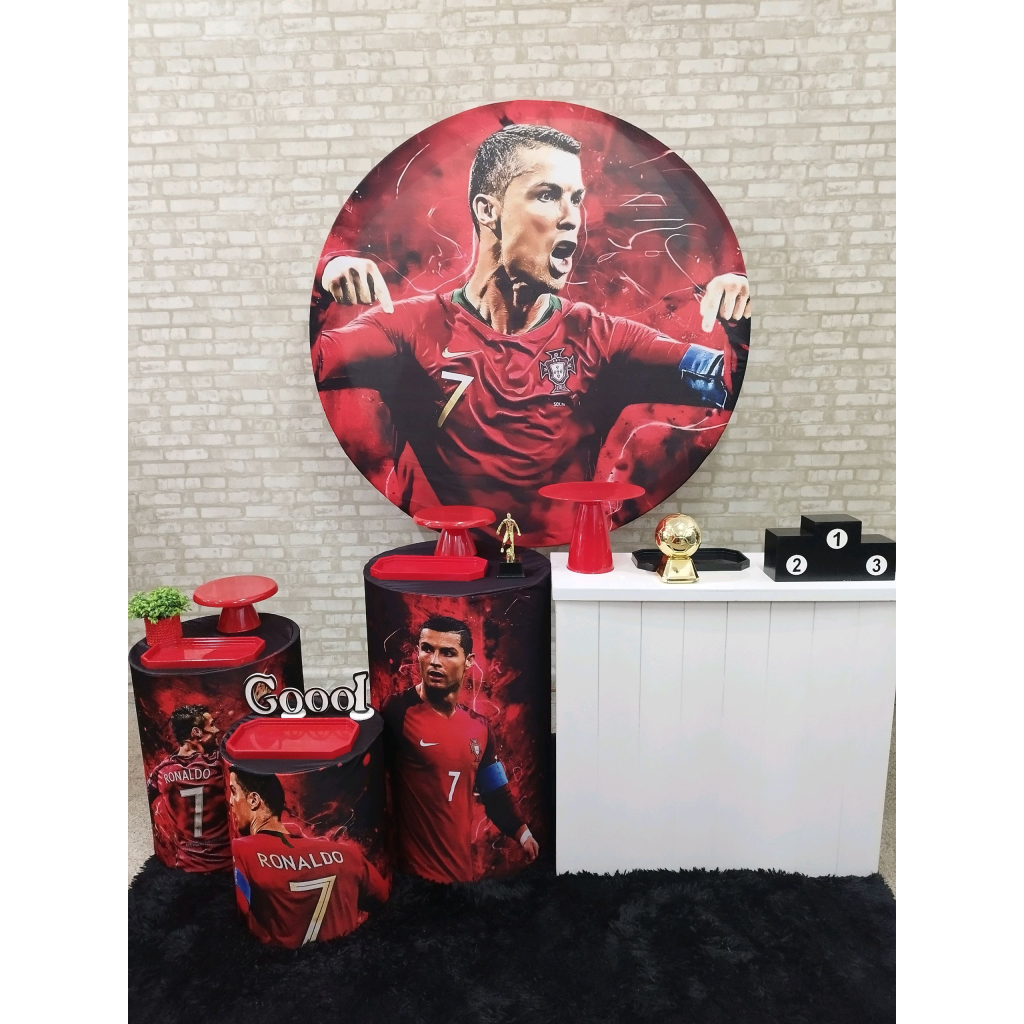 Kit Futebol Cristiano Ronaldo - Pegue e Monte Tesouro Encantando
