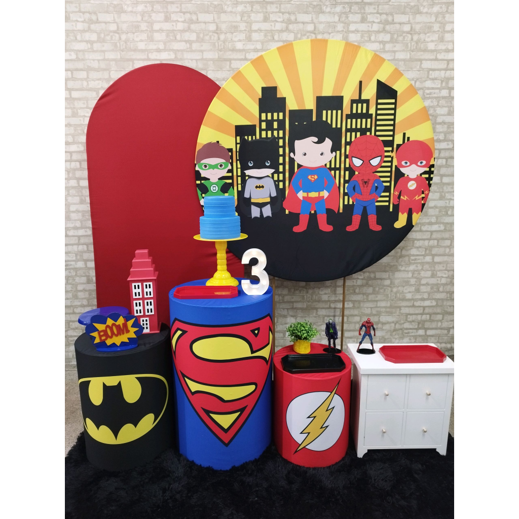 Kit Super Heróis - Pegue e Monte Tesouro Encantando