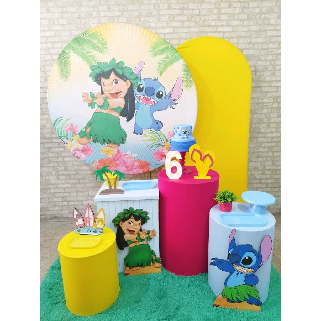 Kit Lilo E Stitch - Pegue e Monte Tesouro Encantando
