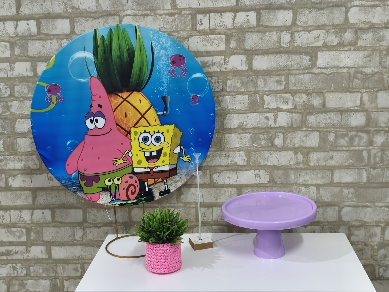 Mini Kit Bob Esponja - Pegue e Monte Tesouro Encantado
