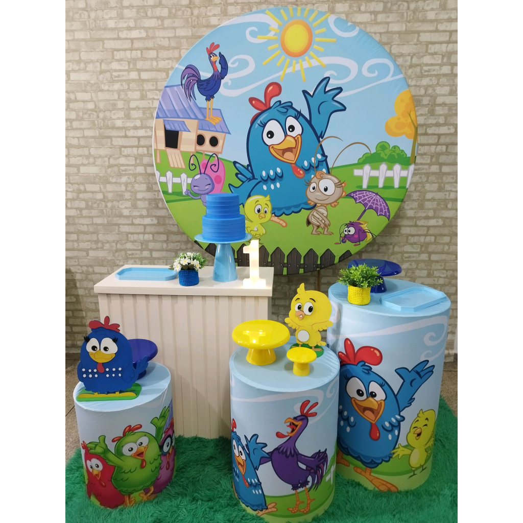 Kit Galinha Pintadinha - Pegue e Monte Tesouro Encantando