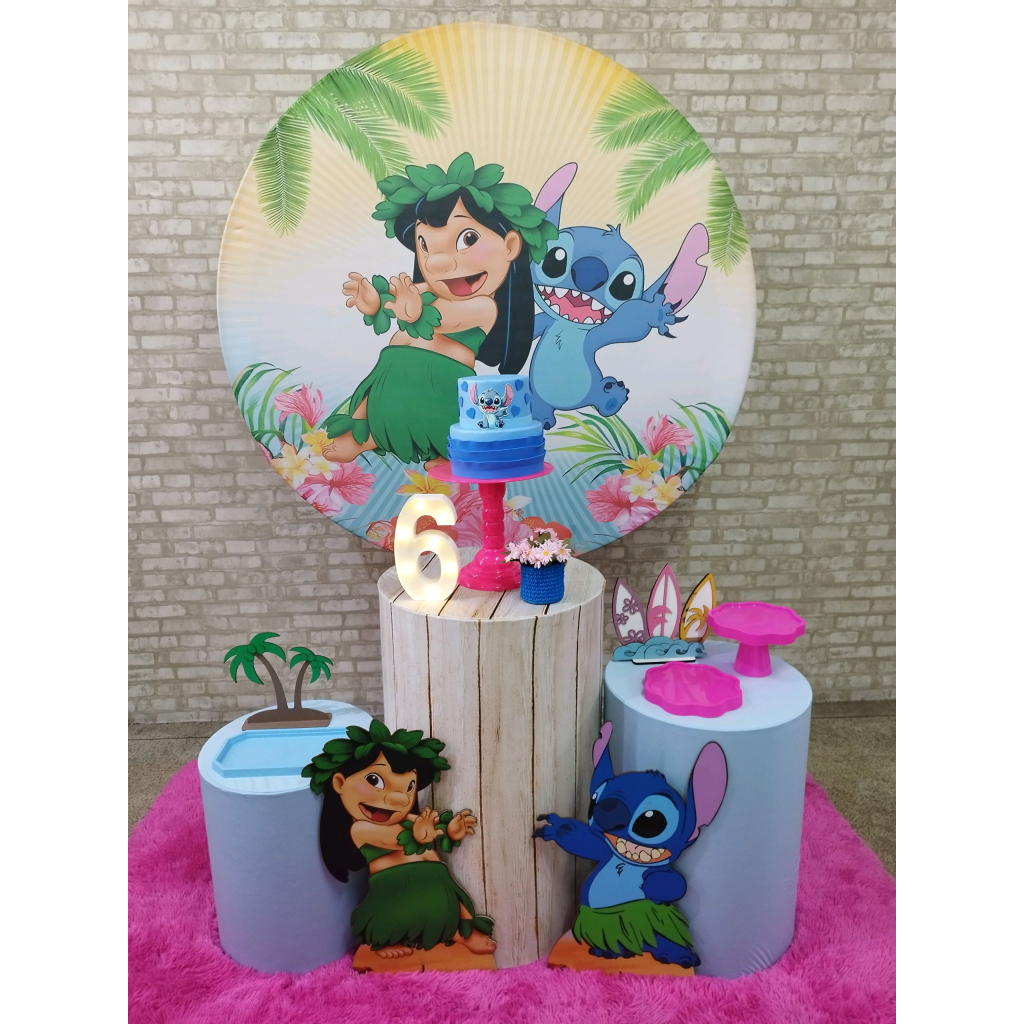 Kit Lilo E Stitch - Pegue e Monte Tesouro Encantando