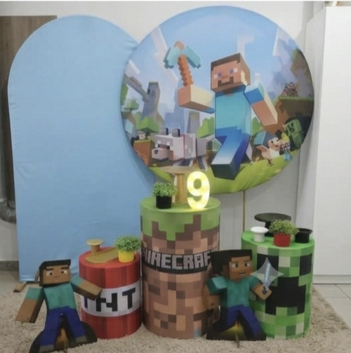 Kit Minecraft - Pegue e Monte Tesouro Encantando
