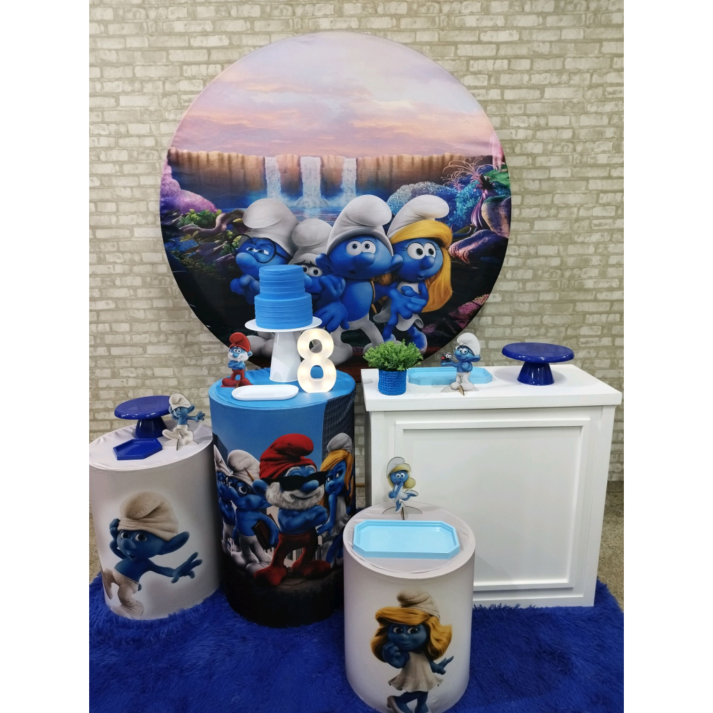 Kit Smurfs - Pegue e Monte Tesouro Encantando