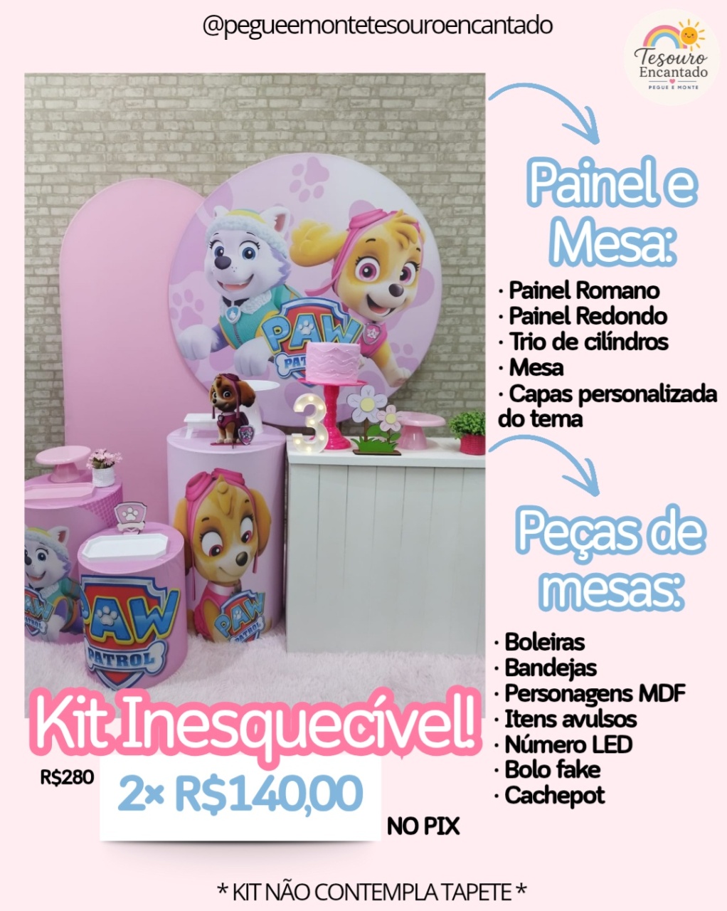 Kit Inesquecível - Pegue e Monte Tesouro Encantado