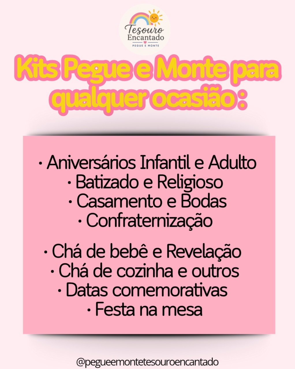 Para Todas As Ocasiões - Pegue e Monte Tesouro Encantado