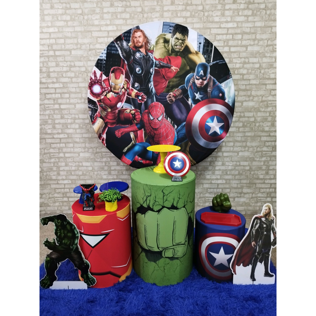 Kit Vingadores Super Herois - Pegue e Monte Tesouro Encantando