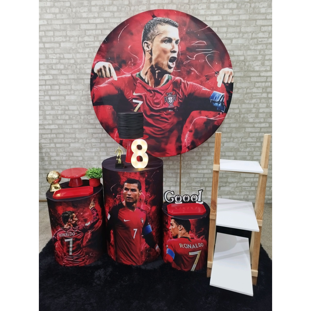 Kit Futebol Cristiano Ronaldo - Pegue e Monte Tesouro Encantando