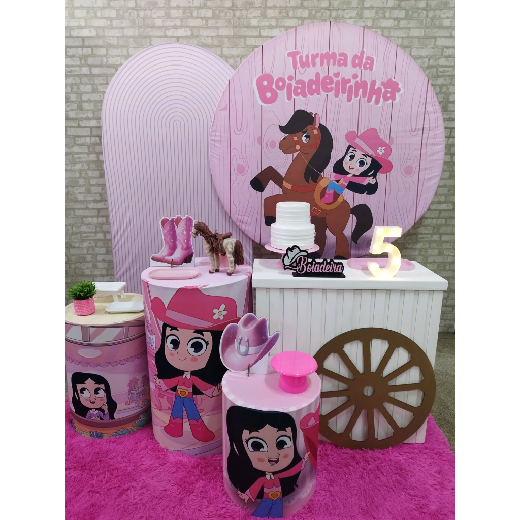 Kit Turma da Boiadeirinha Boiadeira - Pegue e Monte Tesouro Encantando