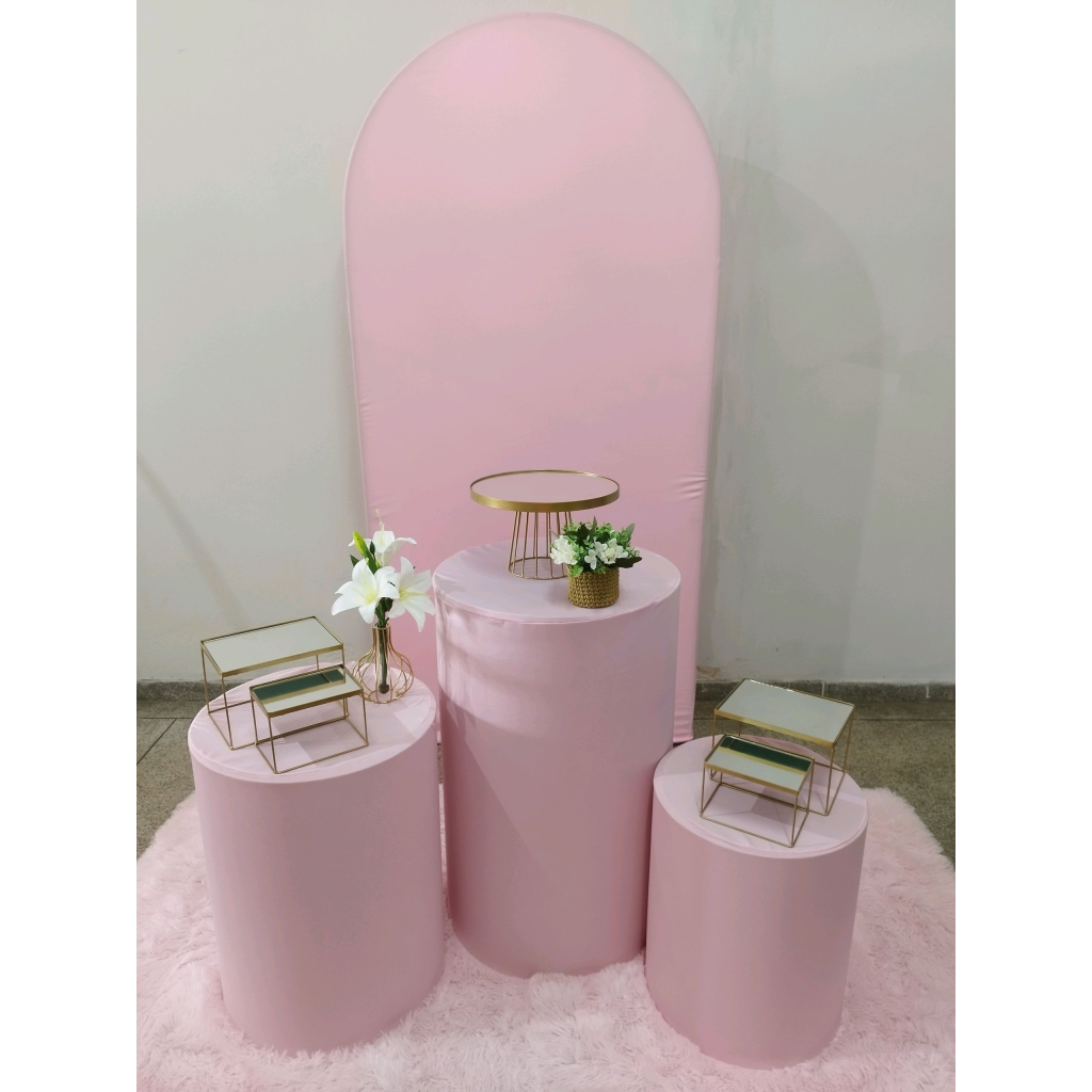 Kit Rosa Pastel - Pegue e Monte Tesouro Encantando