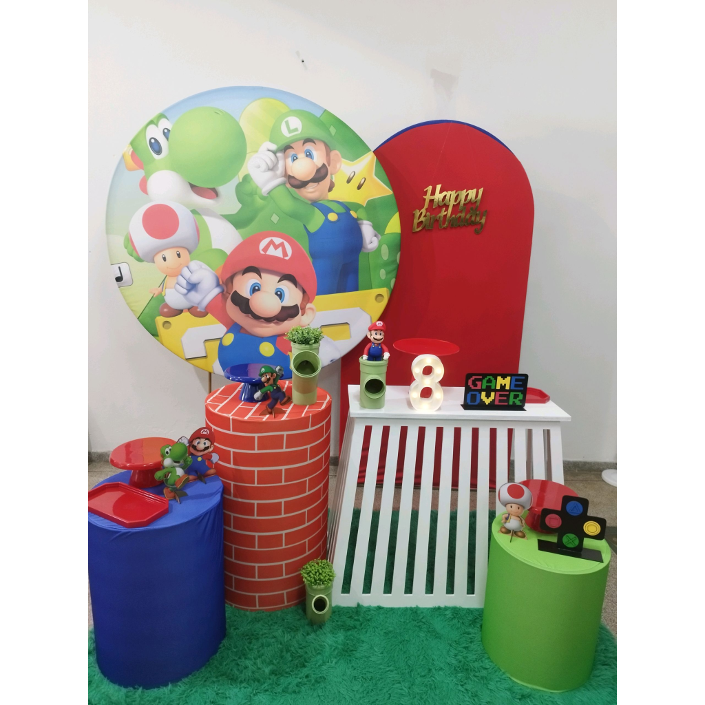 Kit Super Mario Bross - Pegue e Monte Tesouro Encantando