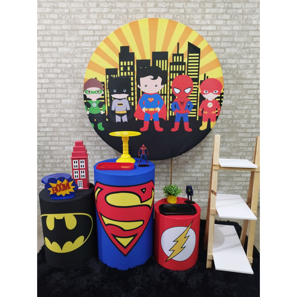 Kit  Super Heróis - Pegue e Monte Tesouro Encantando