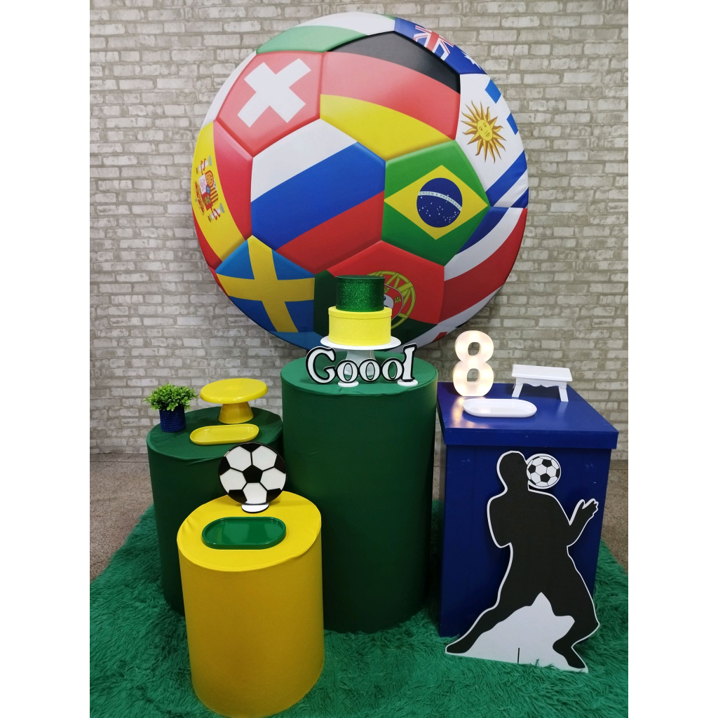 Kit 2 Futebol Brasil Copa - Pegue e Monte Tesouro Encantando