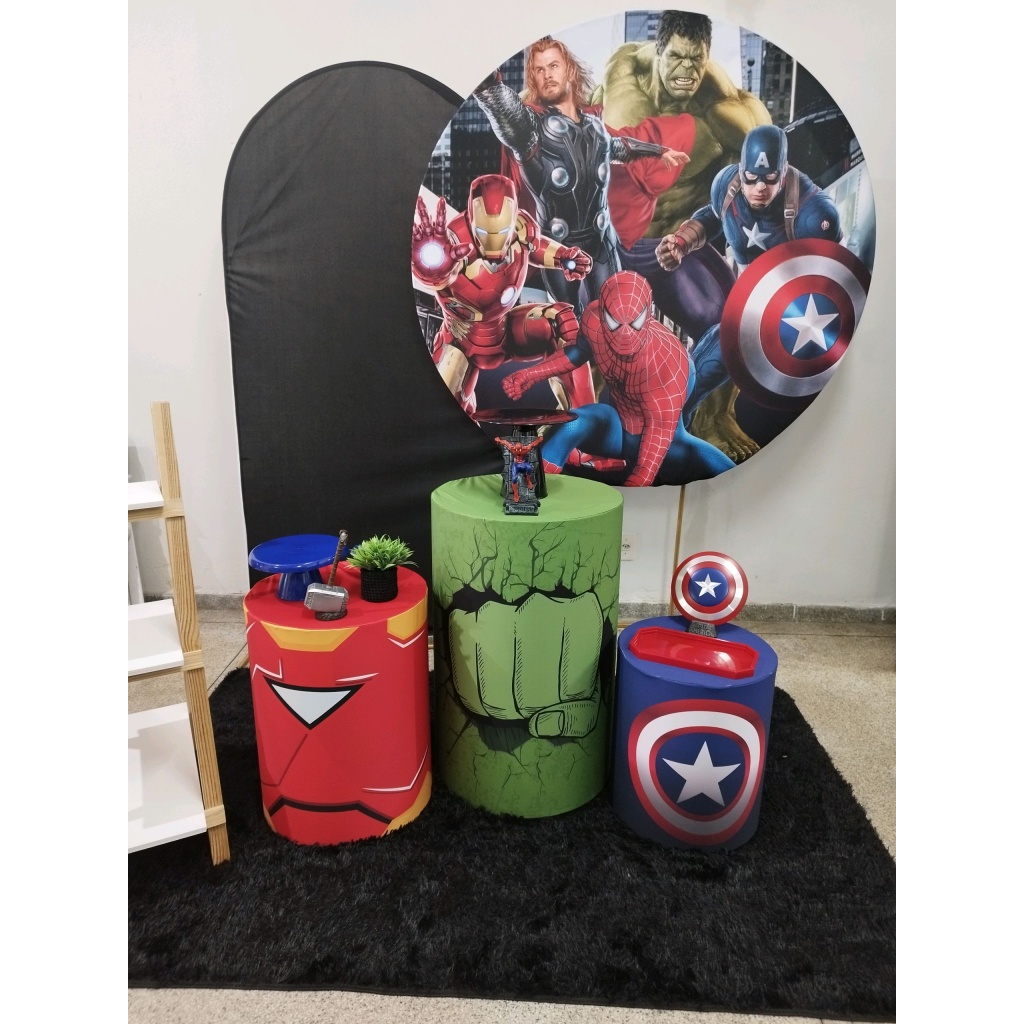 Kit Vingadores Super Heróis - Pegue e Monte Tesouro Encantando