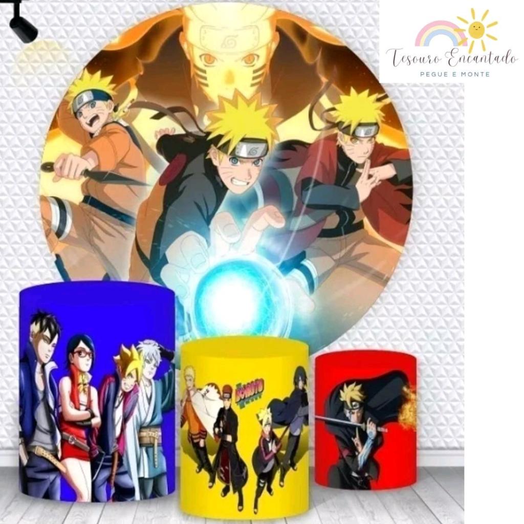 Kit Naruto - Pegue e Monte Tesouro Encantando
