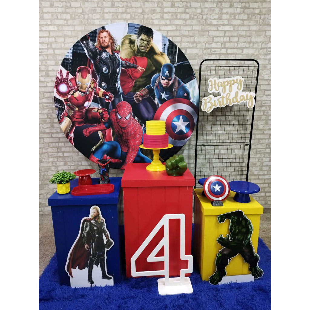 Kit Vingadores Super Herois - Pegue e Monte Tesouro Encantando