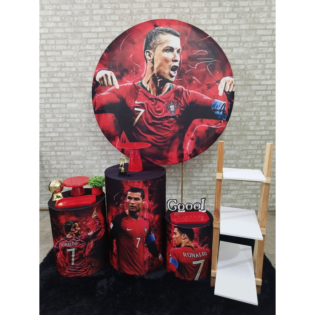 Kit Futebol Cristiano Ronaldo - Pegue e Monte Tesouro Encantando