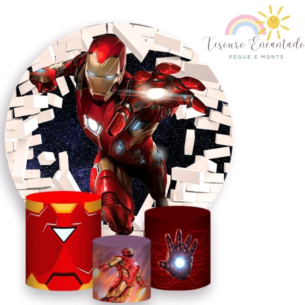 Kit Homem de Ferro - Pegue e Monte Tesouro Encantando