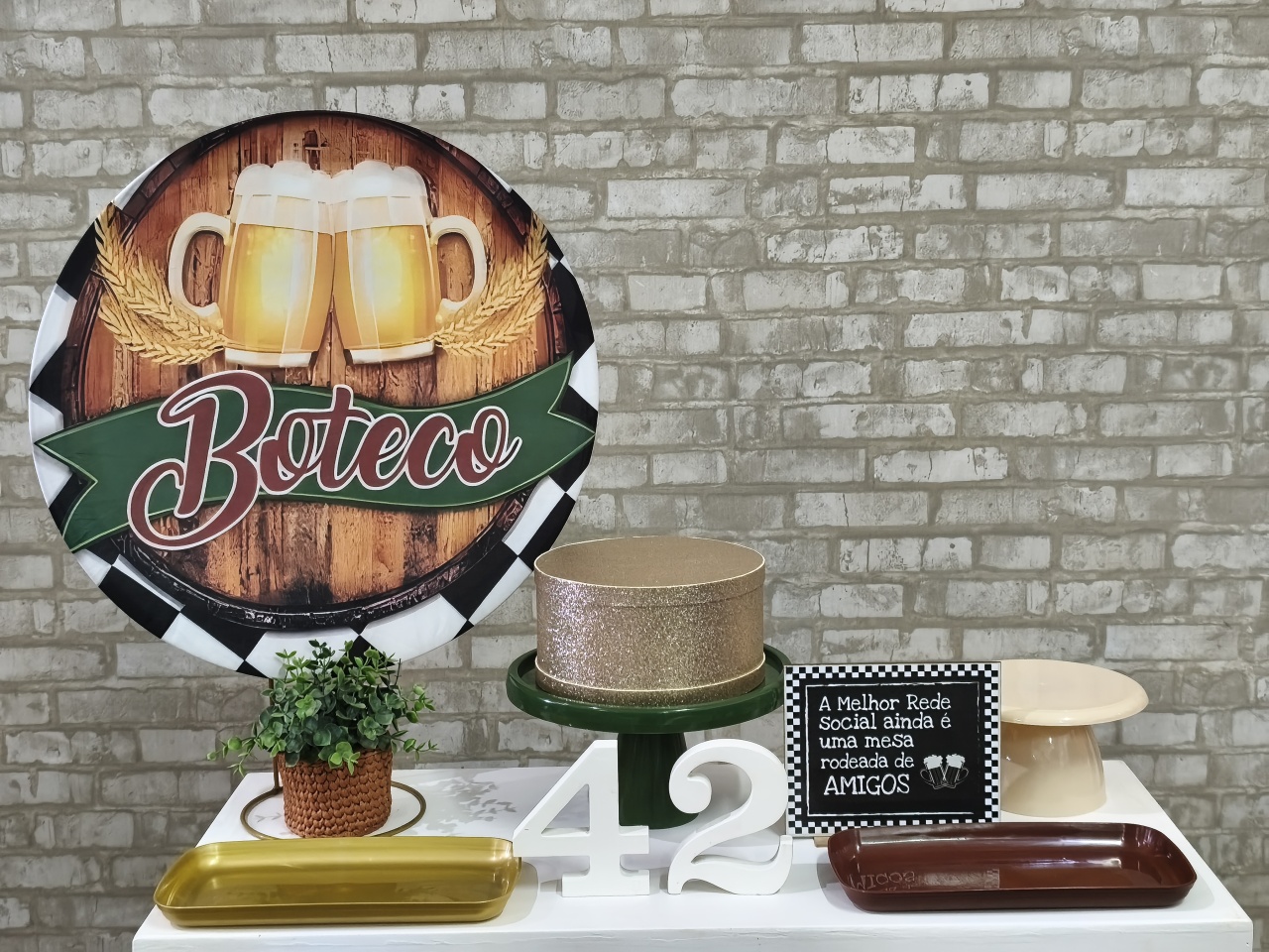 Mini Kit Boteco Adulto - Pegue e Monte Tesouro Encantado