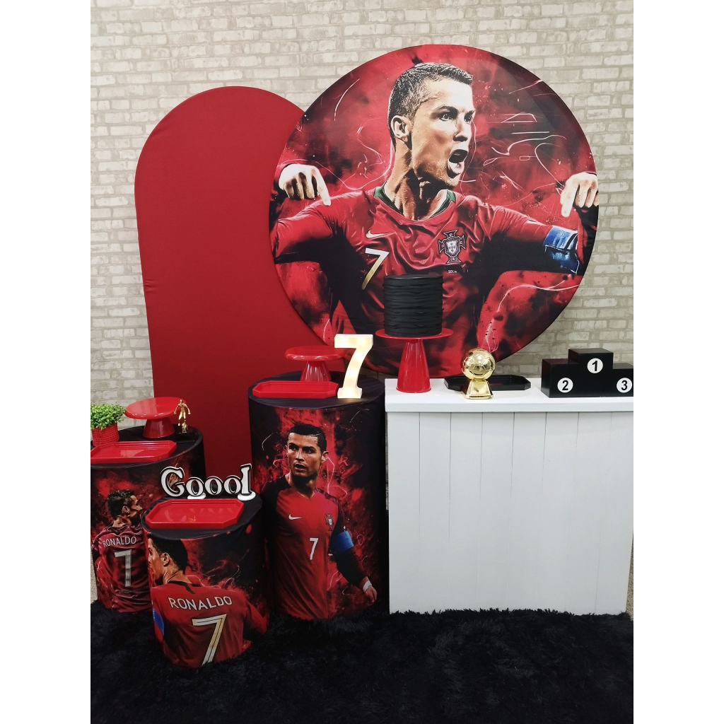 Kit Futebol Cristiano Ronaldo - Pegue e Monte Tesouro Encantando