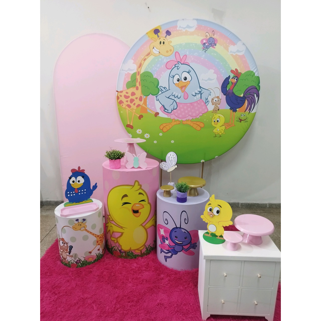 Kit Galinha Pintadinha - Pegue e Monte Tesouro Encantando