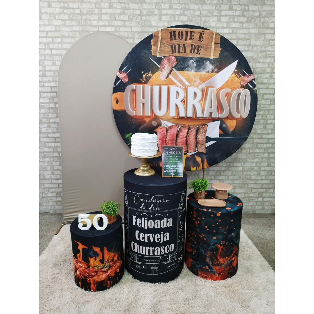 Kit Churrasco - Pegue e Monte Tesouro Encantando