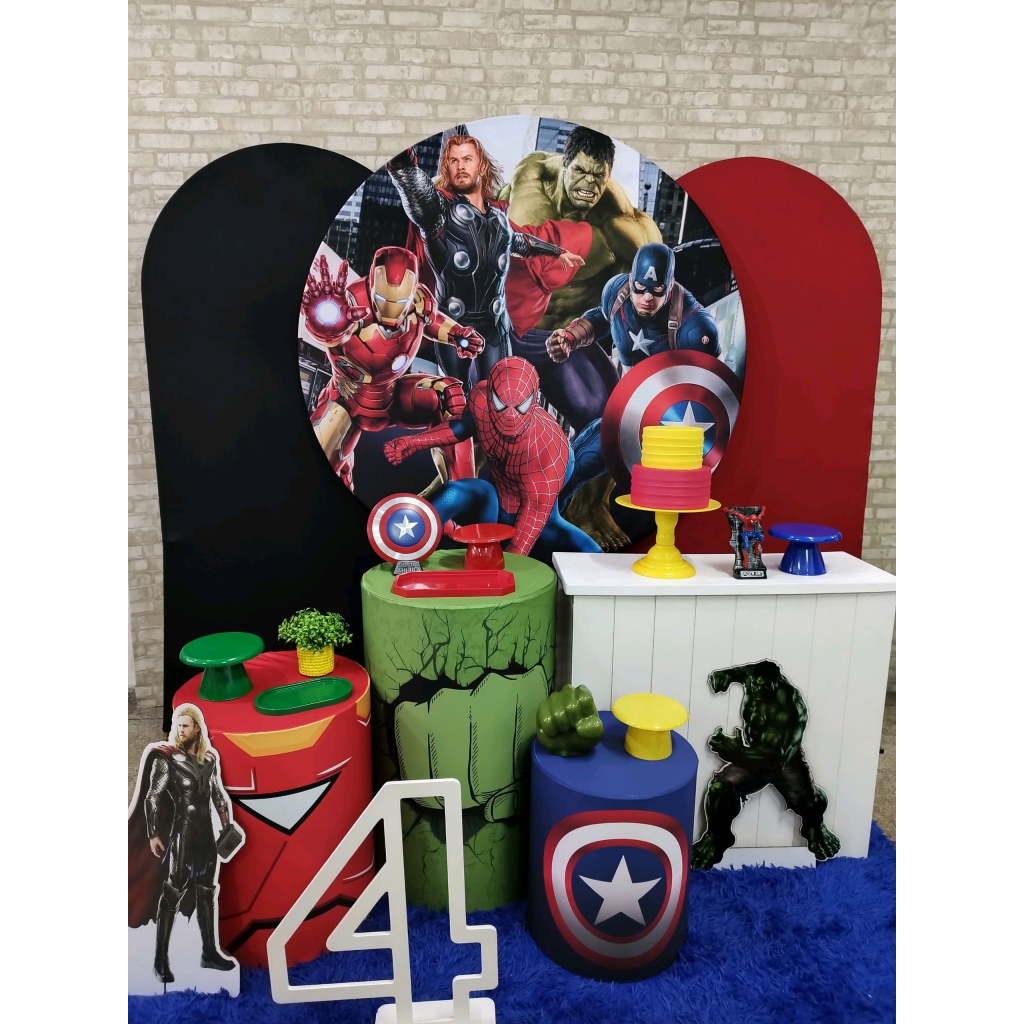 Kit Vingadores Super Herois - Pegue e Monte Tesouro Encantando
