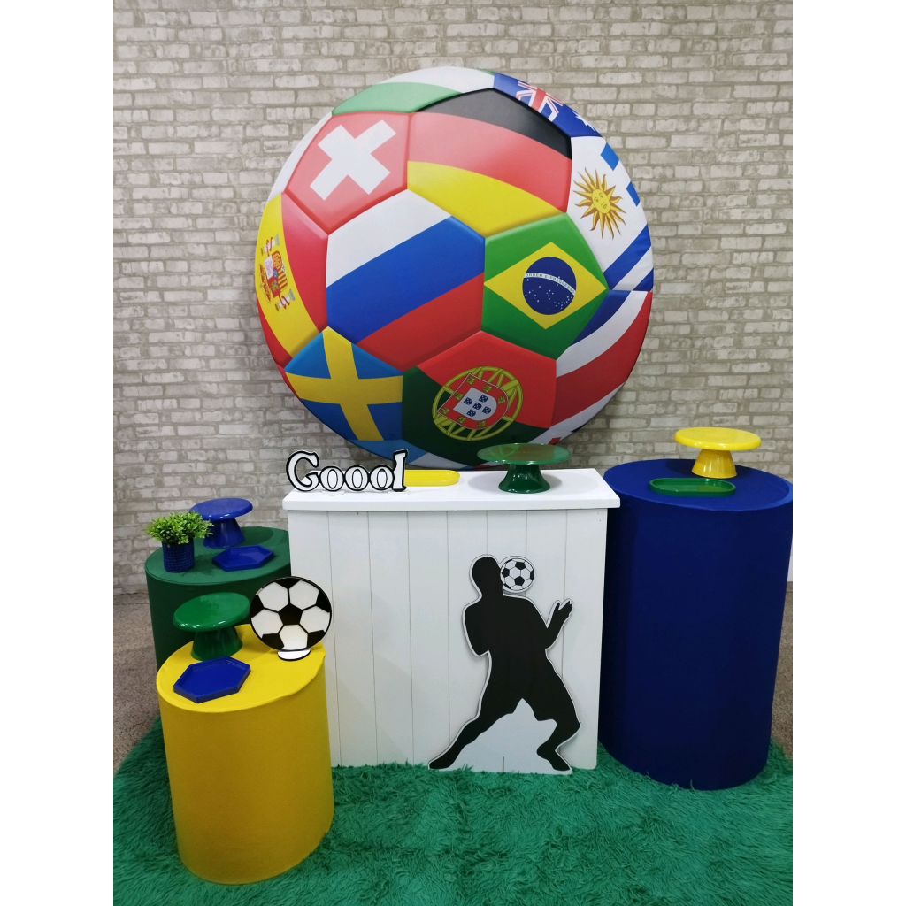 Kit 2 Futebol Brasil Copa - Pegue e Monte Tesouro Encantando