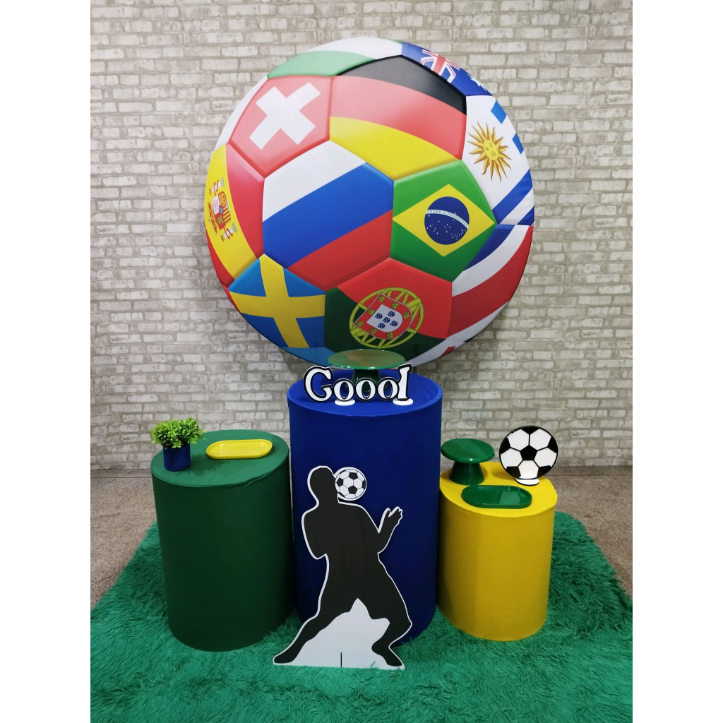 Kit 2 Futebol Brasil Copa - Pegue e Monte Tesouro Encantando