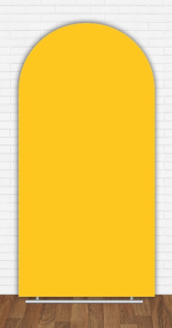 Painel Romano Tecido Amarelo  - AcervodosSonhos 