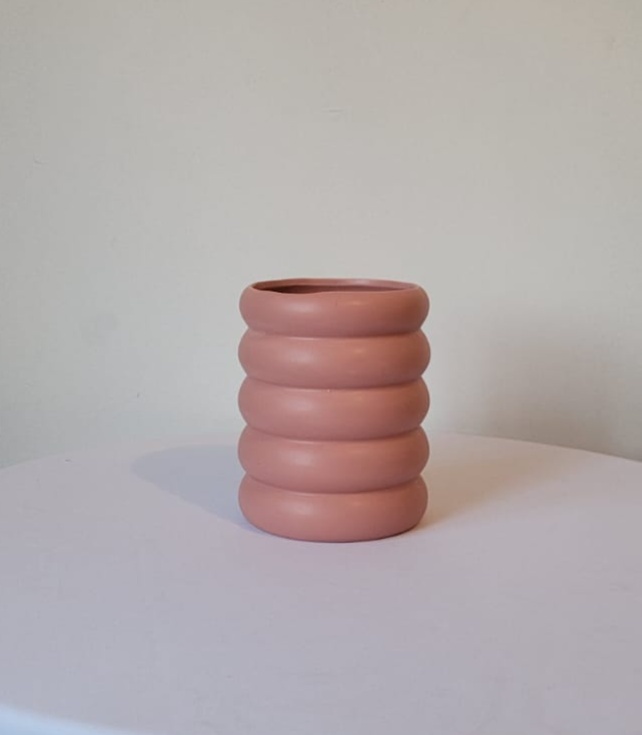Vaso Ondinha Rosa - AcervodosSonhos 